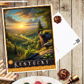 Kentucky | hyperrealistisch Briefkaart