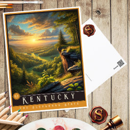 Kentucky | hyperrealistisch Briefkaart