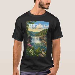 Kentucky Illustratie Reis Kunst Vintage T-shirt