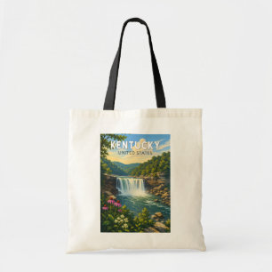 Kentucky Illustratie Reis Kunst Vintage Tote Bag