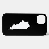 Kentucky in wit en zwart Case-Mate iPhone case (Achterkant (horizontaal))