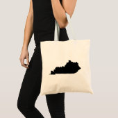 Kentucky in zwart-wit tote bag (Voorkant (product))