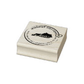 Kentucky kaart hartkrans rubberstempel (Stempel)