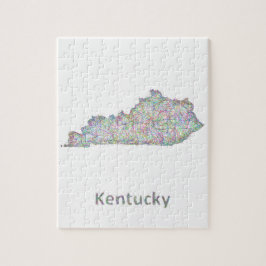 Kentucky-kaart Legpuzzel