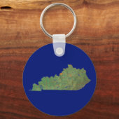 Kentucky Kaart Sleutelhanger (Voorkant)