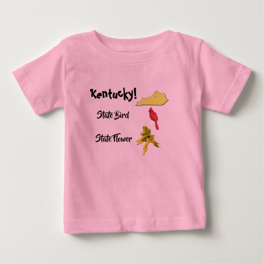 Kentucky kaart staatsvogel & bloem (Voorkant)