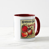  Kentucky Kardinaal Apples, Henry P Barret, Mok (Voorkant rechts)