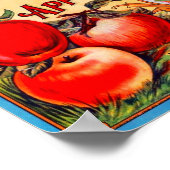 Kentucky Kardinaal  Fruit Crate Label Poster (Hoek)