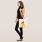 Kentucky Kardinaal Vogel Goldenrod Bloemen Tote Bag (Voorkant (model))