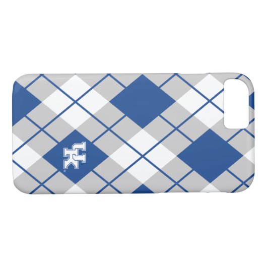 Kentucky | Kentucky Argyle Pattern Case-Mate iPhone Case (Achterkant (Horizontaal))