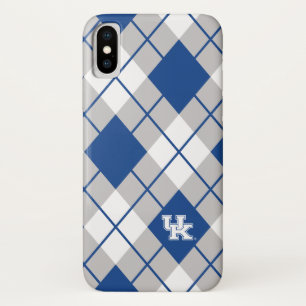 Kentucky   Kentucky Argyle Pattern iPhone X Hoesje