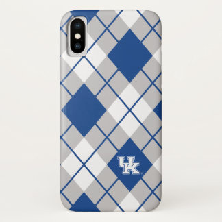 Kentucky | Kentucky Argyle Pattern iPhone X Hoesje