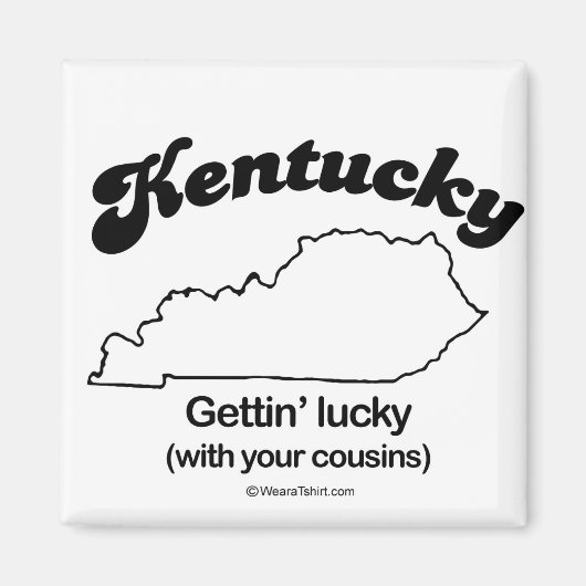 KENTUCKY - "KENTUCKY STATE MOTTO" T-shirts en Gea Magneet (Voorkant)