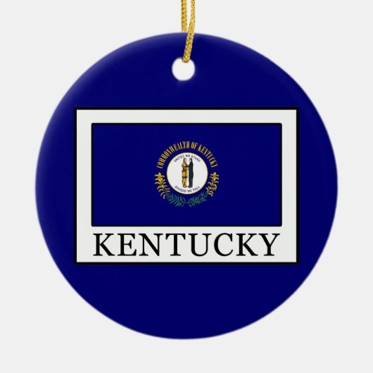 Kentucky Keramisch Ornament (Voorkant)