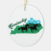 Kentucky Keramisch Ornament (Links)