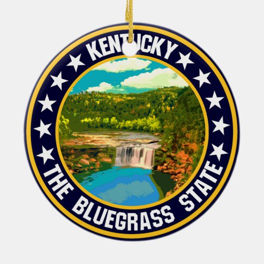 Kentucky Keramisch Ornament (Achterkant)