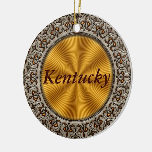 Kentucky Keramisch Ornament (Links)