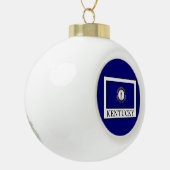 Kentucky Keramische Bal Ornament (Links)
