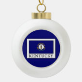 Kentucky Keramische Bal Ornament (Voorkant)