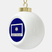 Kentucky Keramische Bal Ornament (Rechts)