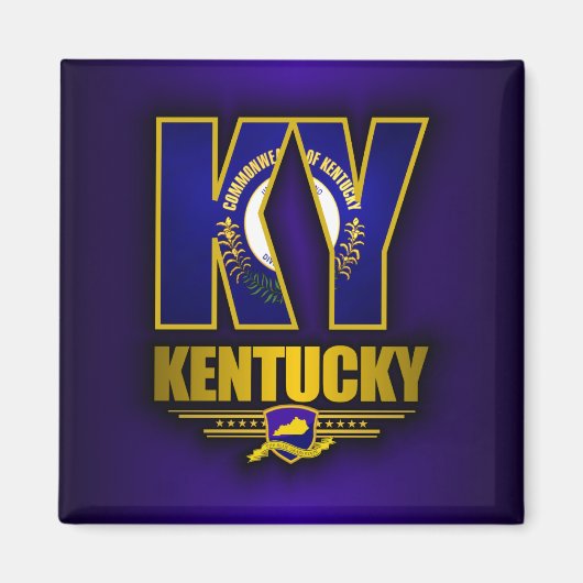 Kentucky (KY) Magneet (Voorkant)