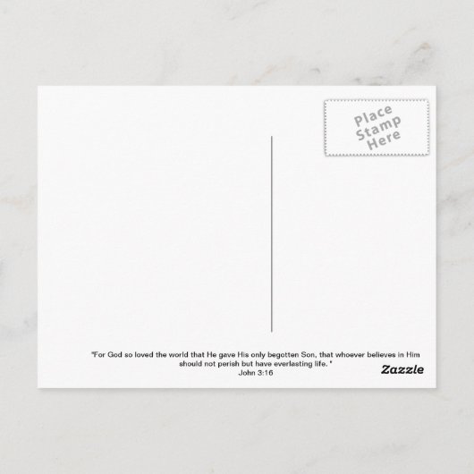 Kentucky Lake Shoreline Post Kaart (Achterkant)