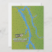 Kentucky Lake USA MAp (Voorkant)