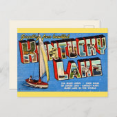 Kentucky Lake Wenskaart Briefkaart (Voorkant / Achterkant)