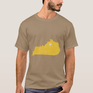 Kentucky Liefde in Geel Oversized T-shirt