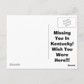 Kentucky Life Briefkaart (Achterkant)