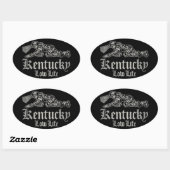 KENTUCKY LOW LIFE OVALE STICKER (Vel)