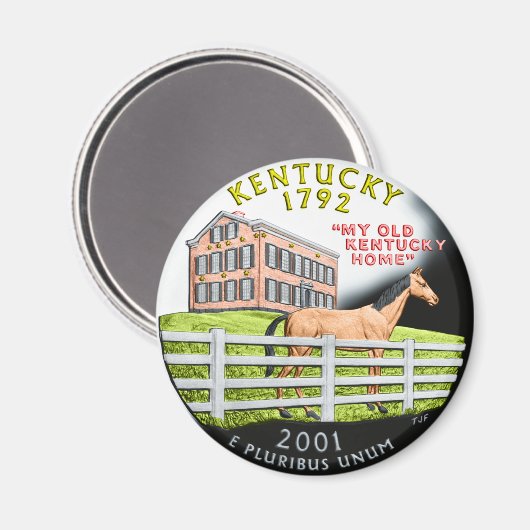 Kentucky Magnet (Voorkant / Achterkant)