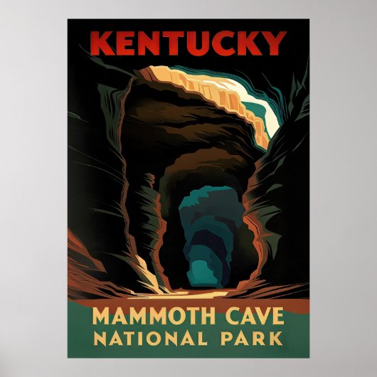 Kentucky Mammoth Cave National Park V03 Poster (Voorkant)