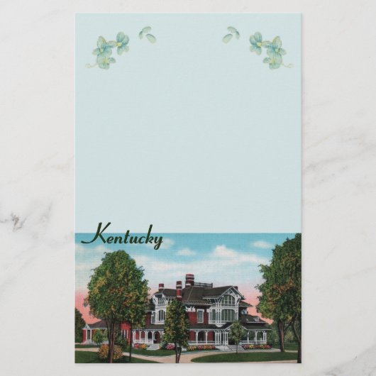 Kentucky Mansion Briefpapier (Voorkant)