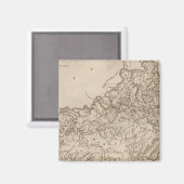 Kentucky Map door Arrowsmith Magneet (Voorkant / Achterkant)