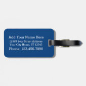 Kentucky Map Home State Love met Custom Heart Bagagelabel (Achterkant horizontaal)