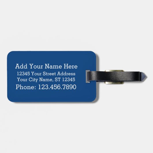 Kentucky Map Home State Love met Custom Heart Bagagelabel (Achterkant horizontaal)