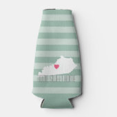 Kentucky Map Home State Love met Custom Heart Flesjeskoeler (Voorkant)