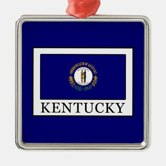Kentucky Metalen Ornament (Voorkant)