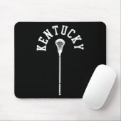 Kentucky Minimalistische Verticale Lacrosse Stick  Muismat (Met muis)