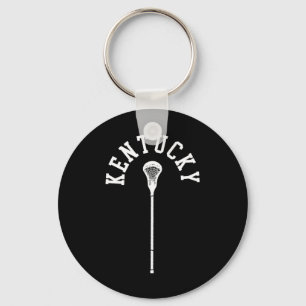 Kentucky Minimalistische Verticale Lacrosse Stick  Sleutelhanger
