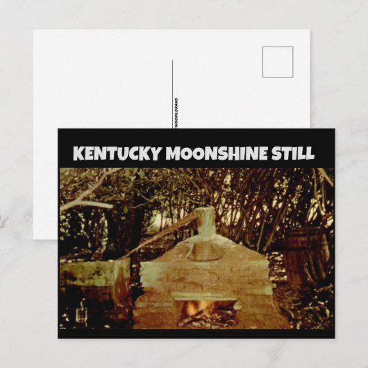 KENTUCKY MOONSHINE BRIEFKAARTEN (Voorkant / Achterkant)