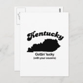Kentucky Motto - Gettin Lucky Briefkaart (Voorkant / Achterkant)