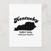 Kentucky Motto - Gettin Lucky Briefkaart (Voorkant)