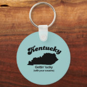 Kentucky Motto - Gettin Lucky Sleutelhanger (Voorkant)