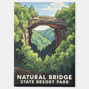 Kentucky Natural Bridge State Resort Park Reizen Magneet