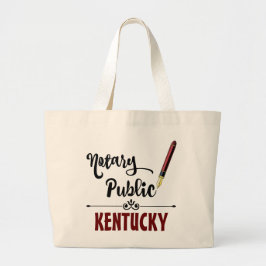 Kentucky Noteerbare Openbare Inkt Pen Grote Tote Bag