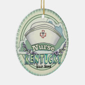 Kentucky Nurse Keramisch Ornament (Rechts)
