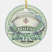 Kentucky Nurse Keramisch Ornament (Voorkant)