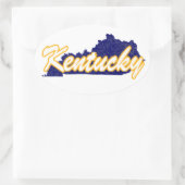 Kentucky Ovale Sticker (Tas)